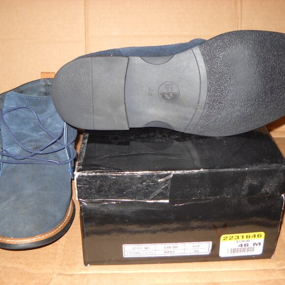 BROWNS B2 DESSERT CHUKKA BOOT SIZE 12 EUR46 IN BLUE SUEDE - Picture 3 of 8